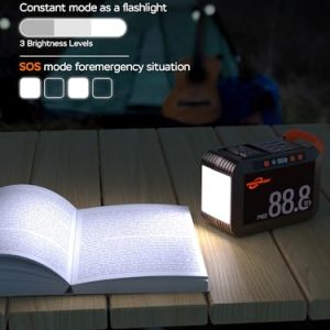 POWSTREAM Portable Power Station 88Wh Camping Generators, 80W Lithium Ion Battery Pack Power Bank with 2 AC Outlet, DC, 4 USB Ports with 2 QC3.0, Type C for Home Trip Blackout Emergency Power Outage