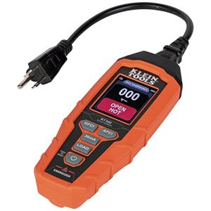 Klein Tools RT390 Circuit Analyzer with Large LCD, Identifies Wiring Faults, GFCI and AFCI Tester, Voltage Drop, Displays Trip Time