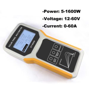 EY1600W Solar Panel Tester, Solar DC/AC Power Meter, Photovoltaic Panel Multimeter, Open Circuit Voltage Auto & Manual MPPT, Max. Power Point Power/Voltage/Current, Backlit LCD Display