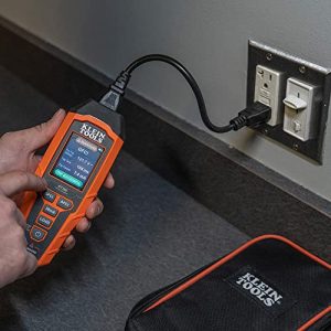 Klein Tools RT390 Circuit Analyzer with Large LCD, Identifies Wiring Faults, GFCI and AFCI Tester, Voltage Drop, Displays Trip Time