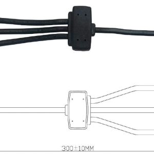 Sunway Solar Panel Connectors,Extension Cable Connect 3 Solar Panels to 12V Battery with Two SAE Polarity Reverse Adapters for 12Volt Solar Charger,Solar Maintainer and Solar Charging Kits