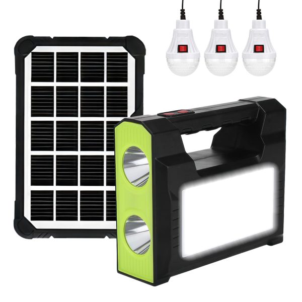 Solar Generator with Solar Panels,13000mAh Portable Power Station,Solar Powered Generator for Camping,Portable Generator with LED Flashlight for Home Use,Outdoors,Hunting,Emergency