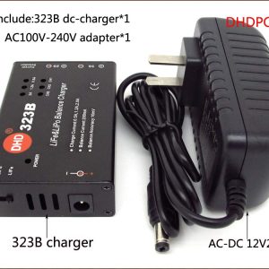 20W 2A 323B RC Battery Balance Charger for 2S 3S 7.4v 11.1v LiPo 6.6V 9.9V Life RC Battery Pack and RC Car Drone Truck Helicopter Airsoft Electric Water batteres