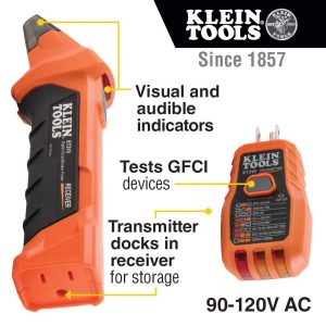 Klein Tools 80016 Circuit Breaker Finder Tool Kit with Accessories, 2-Piece Set & NCVT1P Voltage Tester, Non-Contact Low Voltage Tester Pen, 50V to 1000V AC