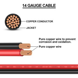 iGreely SAE Connectors SAE Plug to DC 5.5mm x 2.1mm Male 14AWG 2ft/60cm Adapters Cables with SAE Polarity Reverse Adapter for Automotive RV Solar Panel Male 2Ft