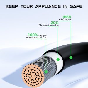 Bateria Power Solar to XT60 Charge Extension Cable with Solar Connectors Caps,Solar Connector to XT60 Adapter Cable for Solar Panel to Battery RV Power Station Solar Generator(12AWG 10Ft)
