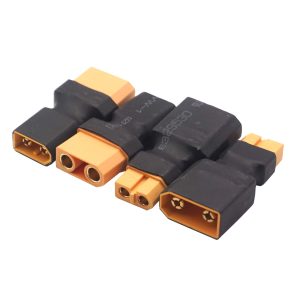 2Pairs ShareGoo RC XT90 to XT60 Plug Male Female Adapter Connector Compatible with RC FPV Drone Car Lipo NiMH Battery Charger