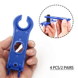 CATOSUM 2 Pair Solar Spanner Wrench for MC4 Connectors, Solar Connector Tool Assembly Spanners Wrenches, Solar Panel Connector Tool, Solar PV Disconnect removal Tools