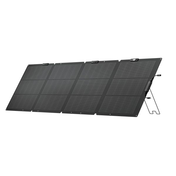 EF ECOFLOW 220 Watt Portable Solar Panel, 25% High Conversion Efficiency N-Type Solar Cell, NextGen Foldable Solar Panel with Adjustable Kickstand, IP68 Waterproof for Camping RV Off Grid System