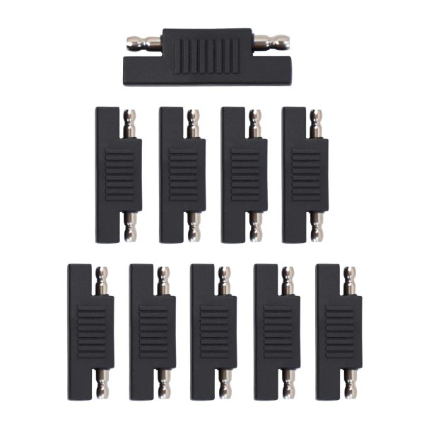 Ledvillage SAE Connector Solar SAE Polarity Reverse Adapter Connectors for SAE to SAE Quick Disconnect Extension Cable for Solar Panel Battery Power Charger and Maintainer - 10 Packs