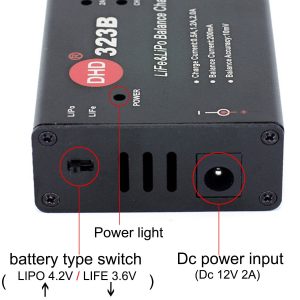 20W 2A 323B RC Battery Balance Charger for 2S 3S 7.4v 11.1v LiPo 6.6V 9.9V Life RC Battery Pack and RC Car Drone Truck Helicopter Airsoft Electric Water batteres