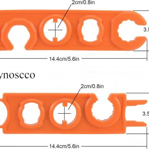 Tynoscco Solar Connector Wrench MC4 Disconnect Tool Cable Wire Assembly Assembly and Disassembly MC4 Tool for Solar Panel Cable PV System Wire,Solar Spanner Wrench Disconnect Tool 3Pack