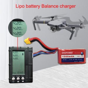 20W 2A 323B RC Battery Balance Charger for 2S 3S 7.4v 11.1v LiPo 6.6V 9.9V Life RC Battery Pack and RC Car Drone Truck Helicopter Airsoft Electric Water batteres