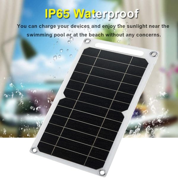 Aocoray Mini 5V 6W USB Solar Panel, Portable 5 Volt 6 Watt High Efficiency Monocrystalline Solar Panel Battery Charger for Cellphone Power Bank Camera Fan Camping Lantern etc.