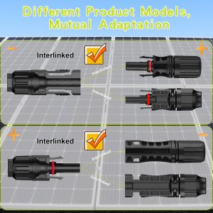 20 Pairs Solar Connector (10AWG), 40Pcs Solar Panel Cable Connectors Adapter Male/Female IP68 1000V 30A 10AWG 12AWG 14AWG Waterproof Dustproof Connector with 2 Spanners (20 Pairs Solar Connectors)