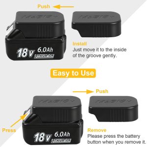 120W 10A DC 18V to DC 12V Step Down Converter Aadpter for Makita 18V Li-ion Battery Power Wheel Inverter Buck Boost DIY Voltage Regulator