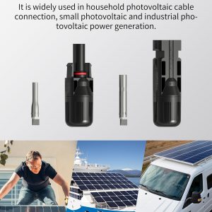 10 PCS Solar Connectors Kit IP68 Waterproof Male/Female Solar Panel Cable Connectors (5 Pairs Solar Panel Connectors)