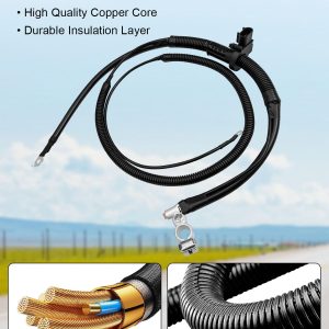 WUMZIJ Negative Battery Cable Fit for Chevrolet Silverado Suburban Tahoe Avalanche Cadillac Escalade GMC Sierra 2007-2014 Replace 22846471 20967455