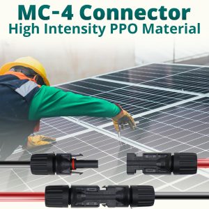 TOMSHIELE MC-4 Connector Professional Grade Solar Power Connector 15 Pairs (Male/Female) of Solar Connector PV Plus a Complimentary Pair of Wrenches Durable IP67 Waterproof Solar Panel Connector