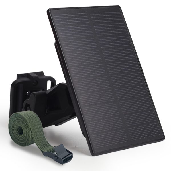 Upperosey Trail Camera Solar Panel - Power Horse 6V/12V Solar Panel Kit with 5200mAh Battery for Hunting Camera, 1.7/2.1mm DC Connectors Fits Most, Solar Panel for Trail Cam