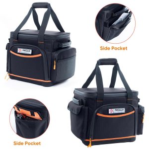 FRECOLSH Travel Carrying Case Compatible with Jackery Explorer 1000, Portable Power Station Storage Case with Waterproof Bottom and Pocket for Jackery Accessories Solar Generator Storage Bag Only