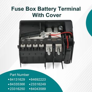 Nirakoka Fuse Box Battery Terminal with Cover GM #84131629 84335366 - Compatible with Chevrolet Malibu 1.5L 2.0L 2016-2023