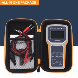 KAOLALI Solar Panel Tester Upgraded EY1600W Photovoltaic Multimeter with Ultra Clear LCD Display, Smart MPPT Tools for Testing Solar PV Module Data and Troubleshooting