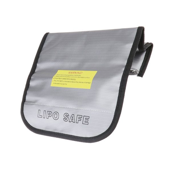 SING F LTD Rc Lipo Battery Explosion-Proof Safety Protection Bag Safe Guard Charge Fireproof Sack Holder, 185 75 60Mm