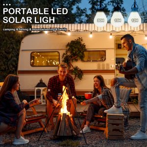 Solar Generator with Solar Panels,13000mAh Portable Power Station,Solar Powered Generator for Camping,Portable Generator with LED Flashlight for Home Use,Outdoors,Hunting,Emergency