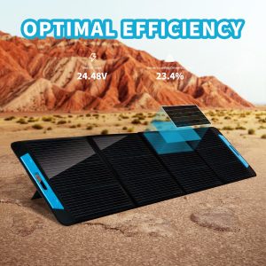 Intenergy 200W foldable solar charger kit,IP65 Water-Resistant portable solar panel Portable Power Station,XT60 to MC4 connector for Outdoor Adventures, Emergency and Camping