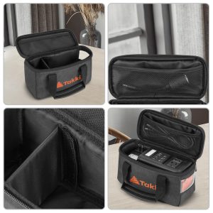 Takki Carrying Case Compatible Power Station S81/S81Max/T89/T89Max Storage Bag Waterproof Camping Carrying Bag with Adjustable Divider(Power Station Not Included)