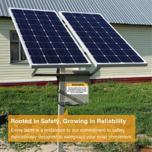 Shuisen 35 Pcs PV Solar Labels,Electrical Panel Stickers,Photovoltaic Safety Power Source Caution Labels Meet The NEC 2020,2017 Standards for Most Residential & Commercial Photovoltaic Solar Projects