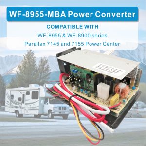 WF-8955-MBA 55 Amp Converter，Compatible with WF-8955 & WF-8900 series, Parallax 7145 and 7155 Power Center for RV Lead-acid battery.