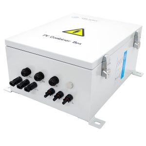 AIMS Power 3 String Solar Array Combiner Box 60A 200 VDC 3 Inputs 10KW Prewired, 1000V DC Max Input, 125A Resettable Output Breaker, Diode Protected, MC4 Compatible Input and Out Connections