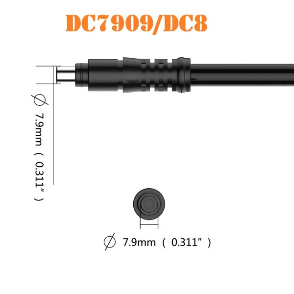 SolarEnz DC8mm Y Branch Parallel Adapter 8mm Female and Male Combiner Cable for Solar Panel RV Portable Power Station Solar Generator Compatible with Explorer Series 160 240 300 500