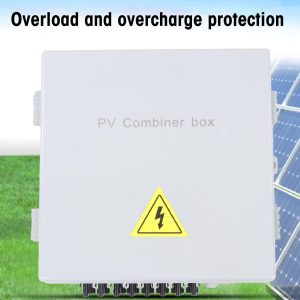 PV Combiner Box, 8 String Solar Combiner Box, DC Circuit Breaker and 10A Rated , for On Off Grid Solar Panel System