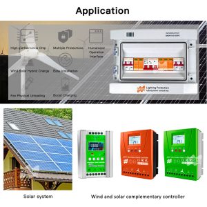 MARS ROCK Lighting Protection Wind Solar Hybrid Power Control Box PV DC Combiner AC Distribution Box for Wind Solar Power System with DC AC SPD Surge Protection Arrester (3000W150-80SPD-X)