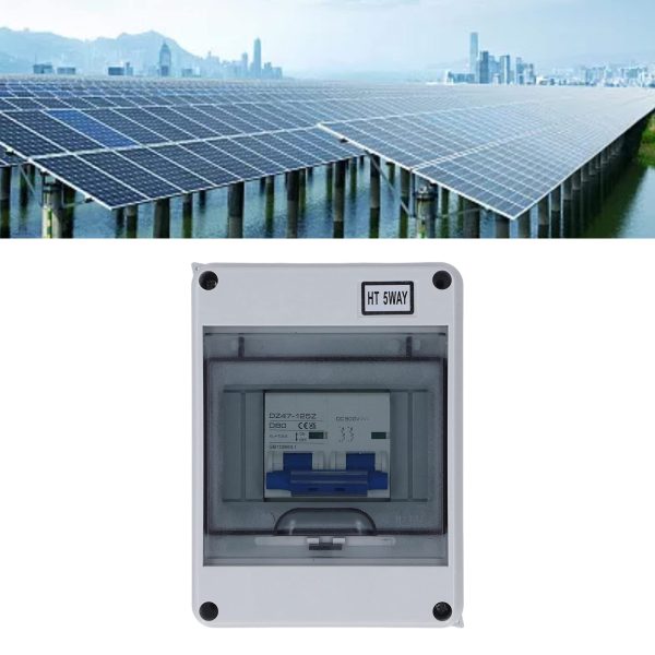 DZ47-125Z D80 Miniature Circuit Breaker 500V 80A DC Disconnect Switch Photovoltaic Solar Panel Grid Connected System PV Combiner Box IP65 Waterproof Distribution Box